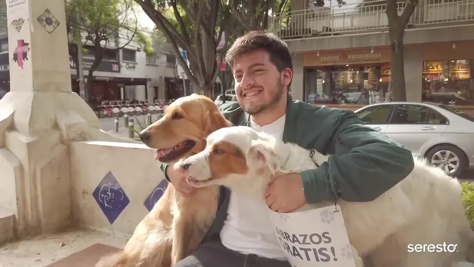 Video Perros que dan abrazos de Bayer